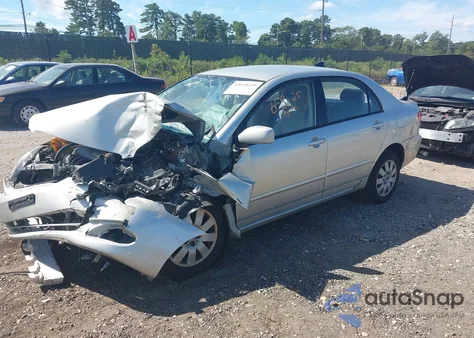 2003 Toyota Corolla Le z USA, uszkodzony, nr VIN 2T1BR32E43C016835